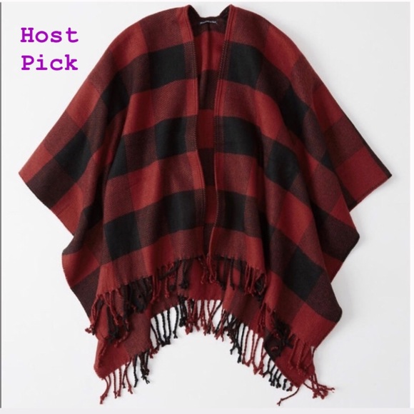 Abercrombie & Fitch Jackets & Blazers - 🎊 Host Pick 🎊 Abercrombie & Fitch Fringed Poncho